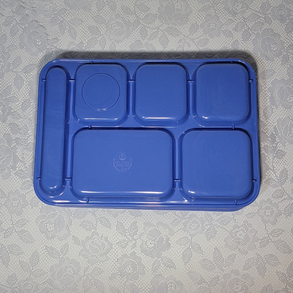 Set of 8 Melamine Ware 6-Compartment Cafeteria TV Trays | Ever Unison PY-36×25cm - Picture 14 of 17